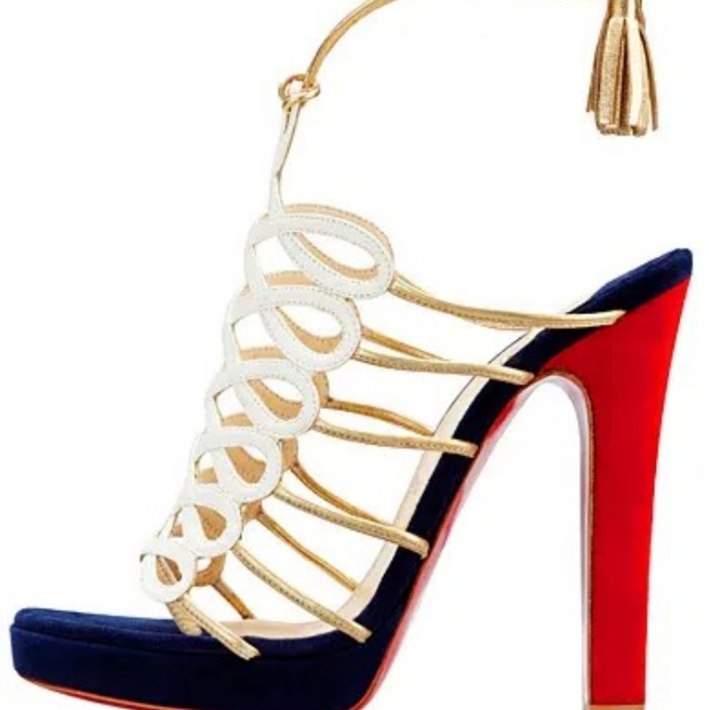 Christian Louboutin SALSBOURG Rare Wedge Heels